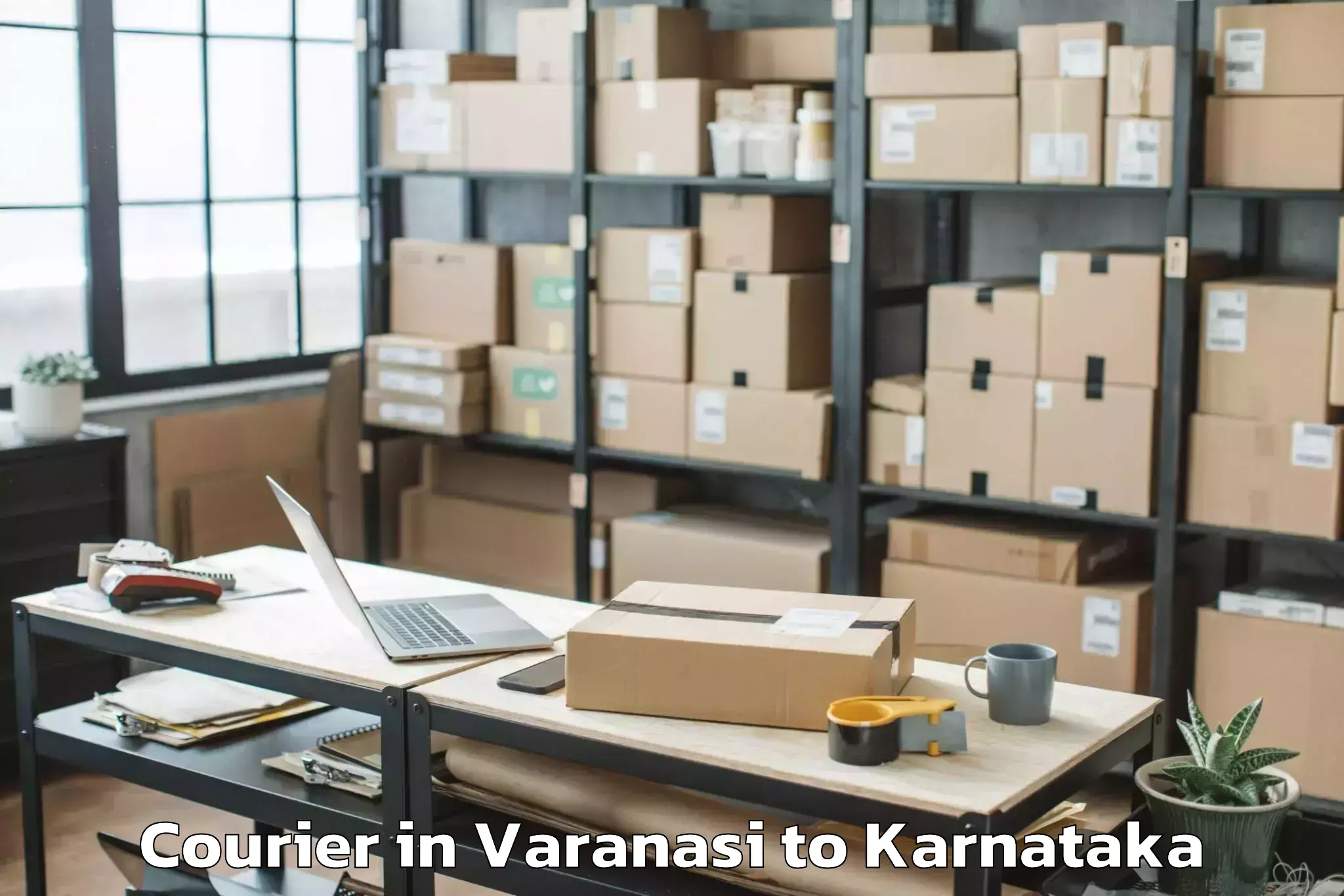 Get Varanasi to Holalkere Courier